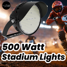 Load image into Gallery viewer, NG-CL-500W Sports Stadium Light 500 Watts 60 Degreee 5000k Daylight 120-277VAC