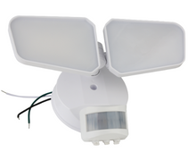 Load image into Gallery viewer, ASD-SFL-20WH LED Security Motion Sensor Light 20W Select 27k 3k 35k 4k 5K 120V Double Heads Dusk to Dawn Photocell